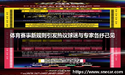 体育赛事新规则引发热议球迷与专家各抒己见